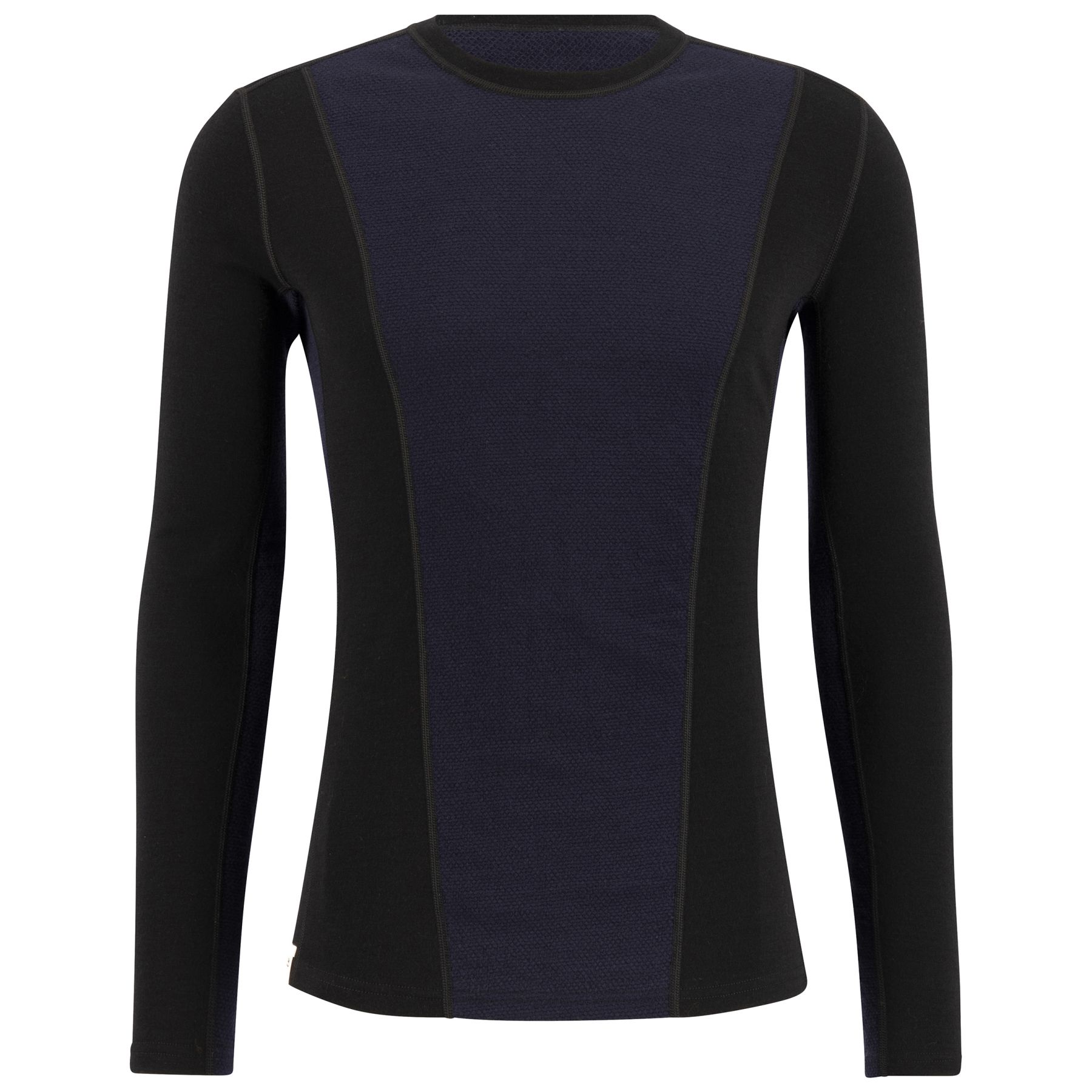 Camiseta interior de esquí Ulvang Peak Map, hombre, negro/azul oscuro
