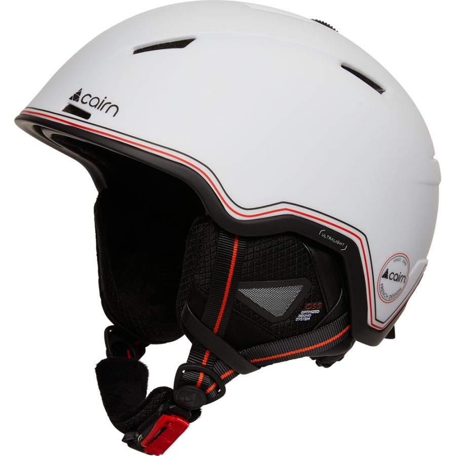 Casco de esquí Cairn Infiniti, blanco mate