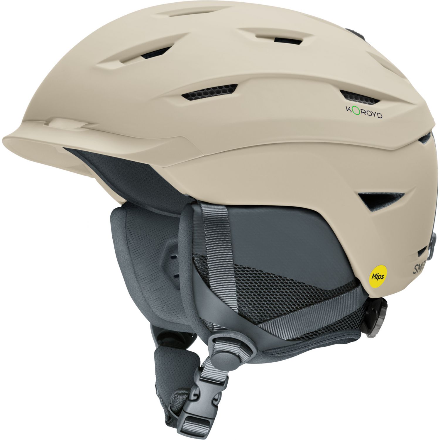 Casco de esquí Smith Level MIPS, beige