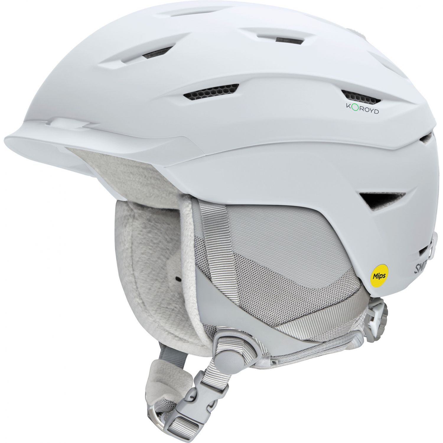 Casco de esquí Smith Liberty MIPS, femenino, blanco