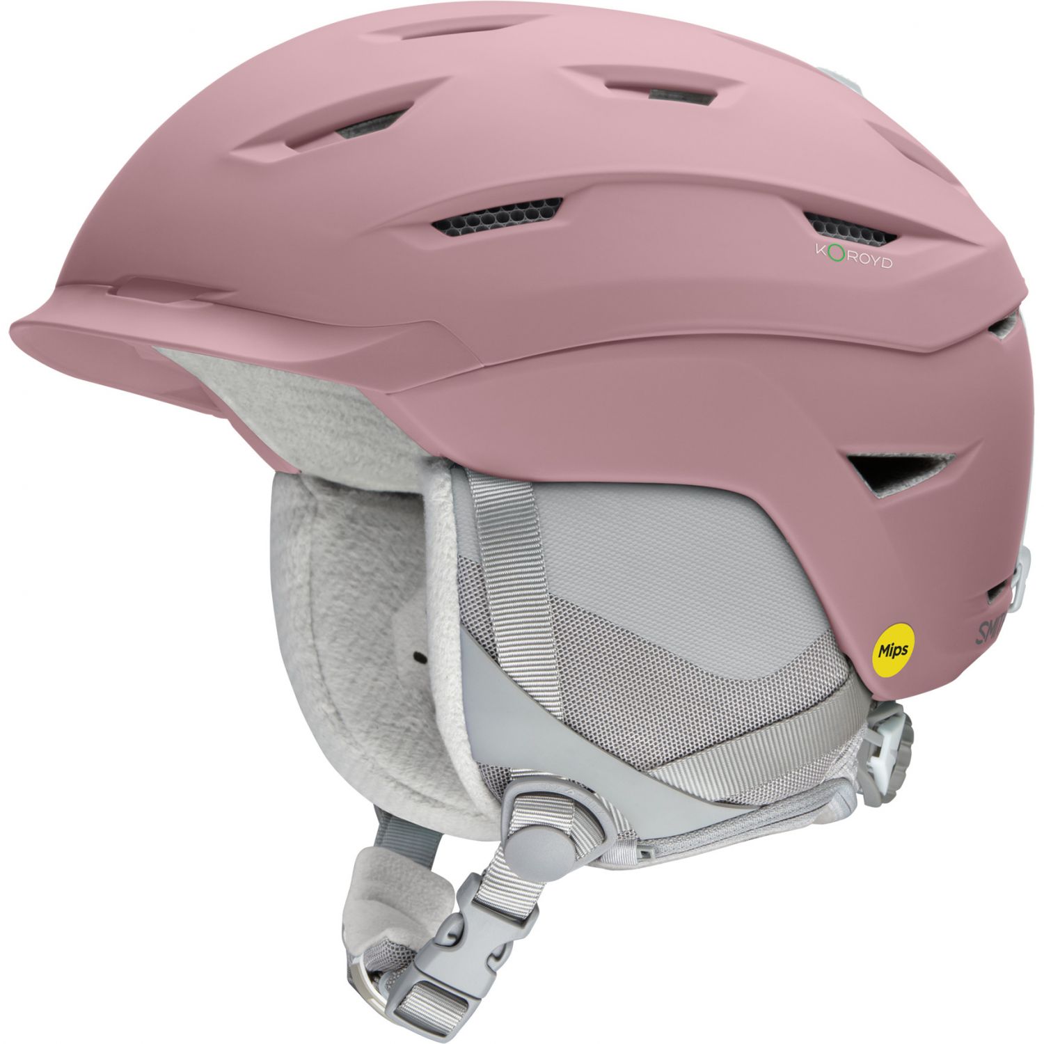 Casco de esquí Smith Liberty MIPS, femenino, rosa