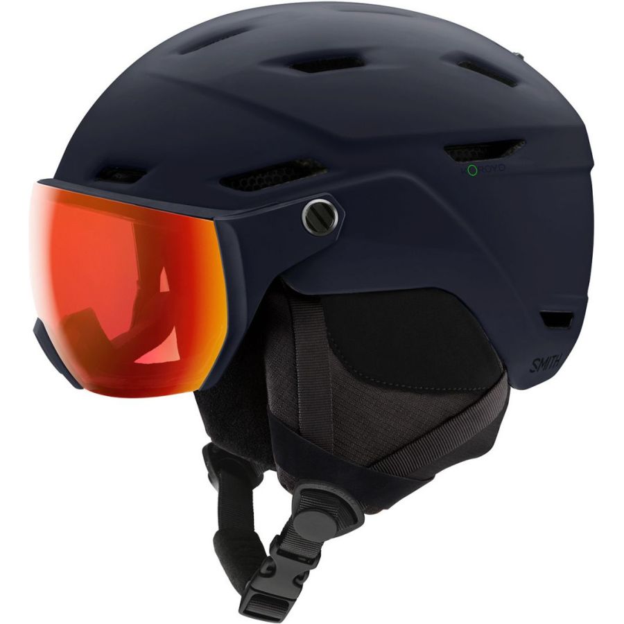 Casco de esquí Smith Survey con visera, azul marino