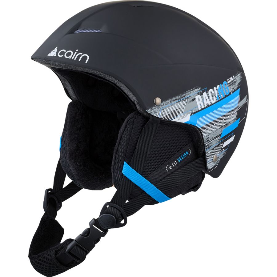 Casco esquí Cairn Flow J, junior, negro mate racing