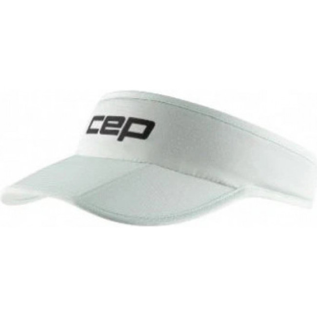 CEP Core Run Foldable Visor, visera, blanco