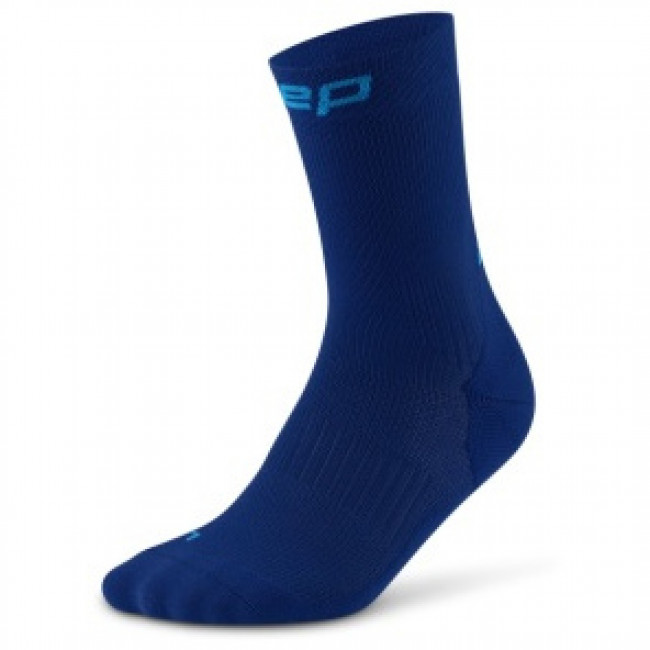 CEP Core Run Socks Mid Cut 5.0, calcetines de running, hombre, azul marino