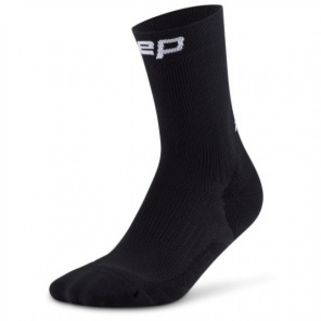 CEP Core Run Socks Mid Cut 5.0, calcetines de running, hombre, negro