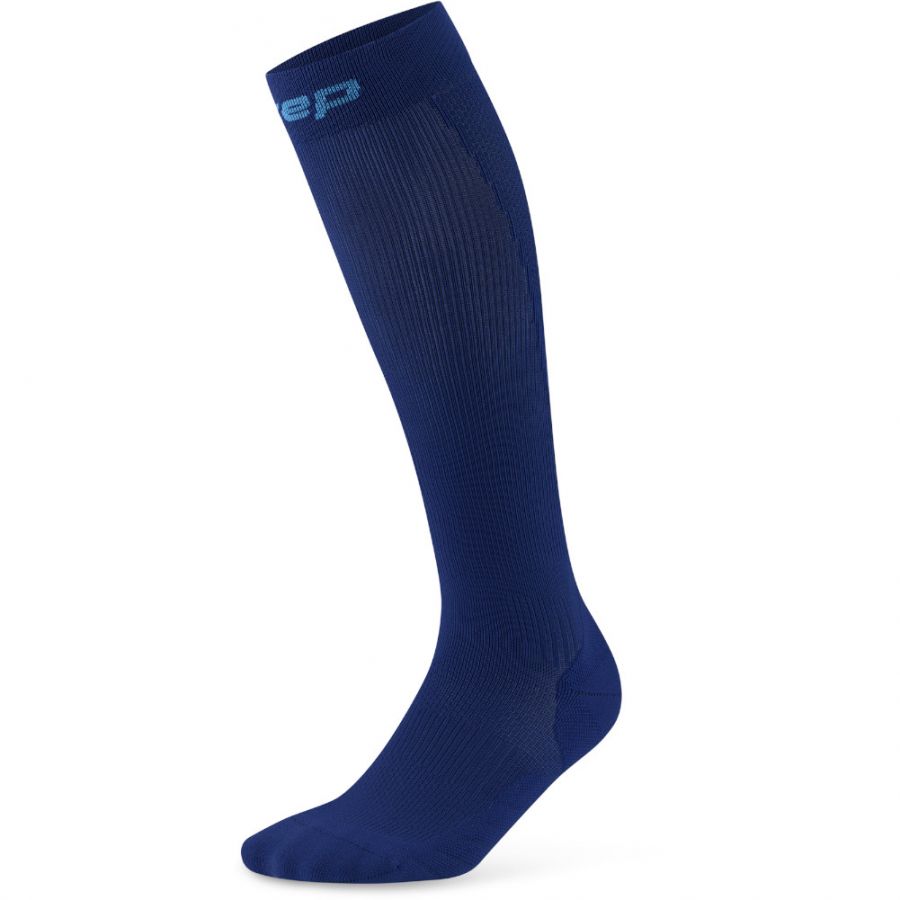CEP Core Run Socks Tall 5.0, calcetines de running, hombre, azul marino