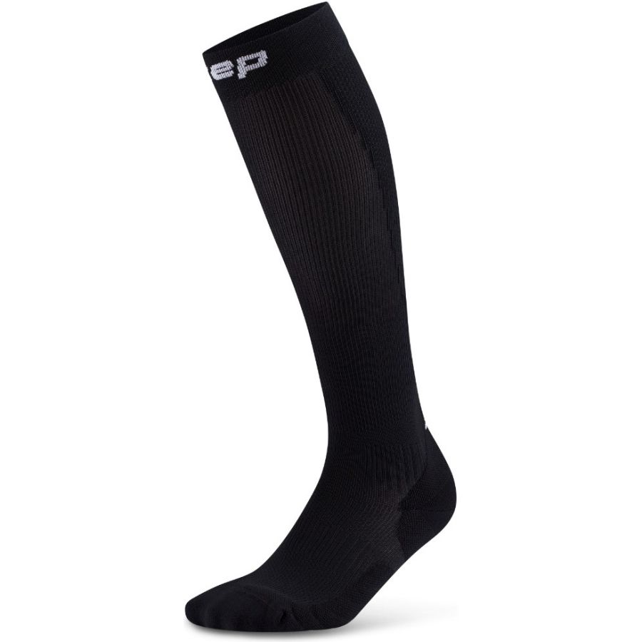 CEP Core Run Socks Tall 5.0, calcetines de running, hombre, negro