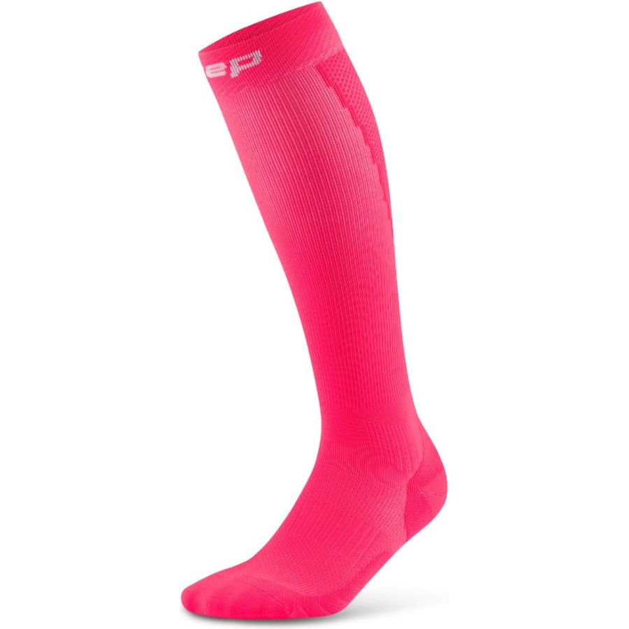CEP Core Run Socks Tall 5.0, calcetines de running, mujer, rosa