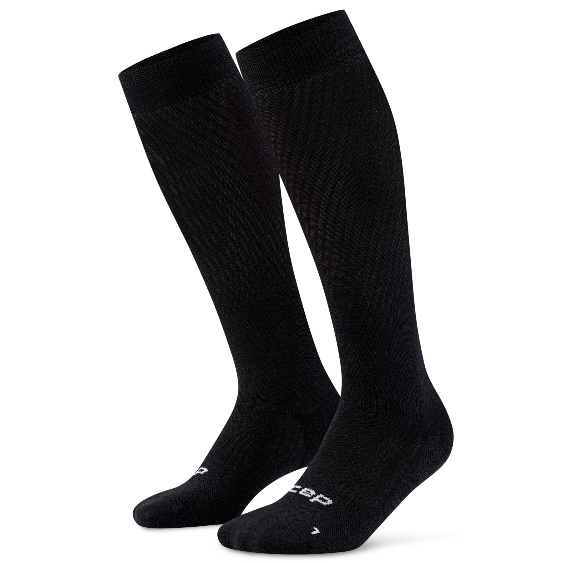 CEP Flight Socks Tall, calcetines de running, hombre, negro
