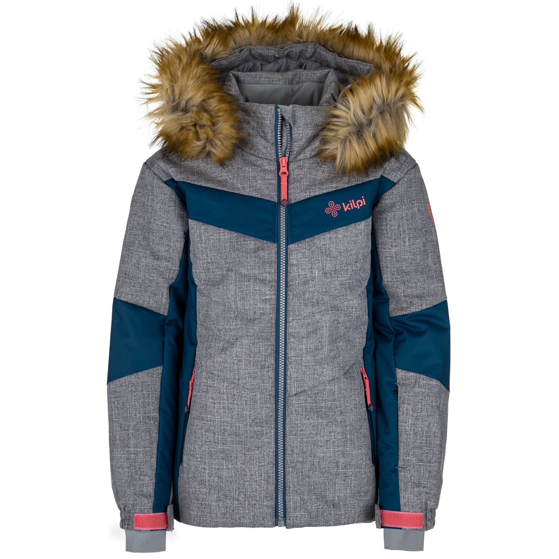 Chaqueta de esquí Kilpi Alisia, junior, gris