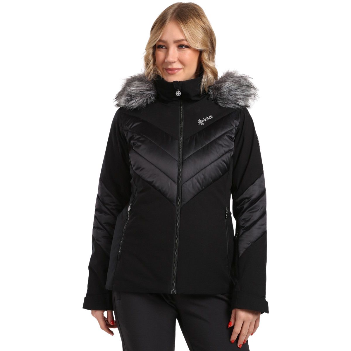 Chaqueta de esquí Kilpi Lin, Negro