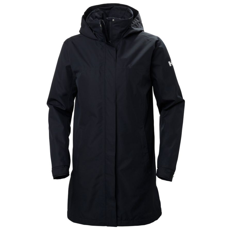 Chubasquero Helly Hansen Aden Long Insulated, azul oscuro
