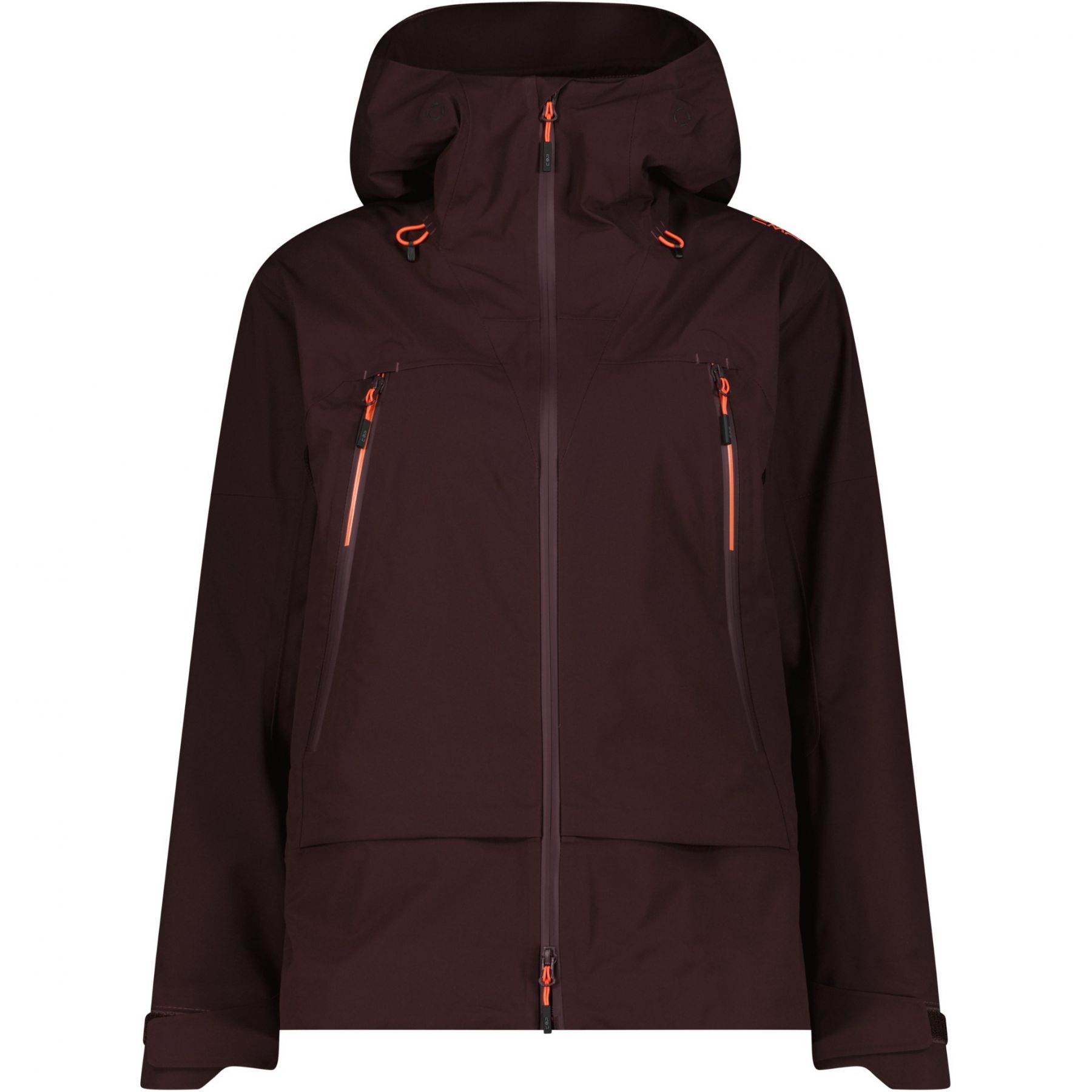 Chaqueta de esquí, mujer, burdeos
