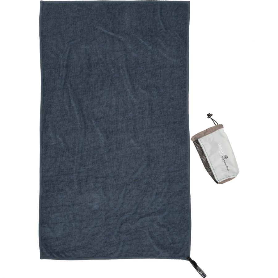 Cocoon Eco Travel Towel, toalla de lyocell, deep ocean