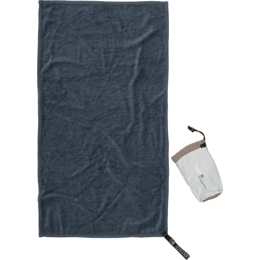 Cocoon Eco Travel Towel, toalla, deep ocean