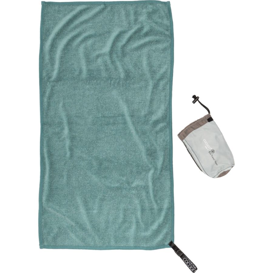 Cocoon Eco Travel Towel, toalla, verde nilo