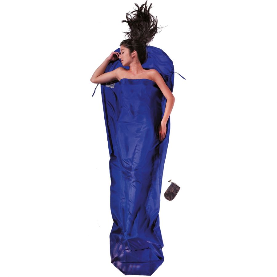 Cocoon MummyLiner, 100% seda, azul ultramarino
