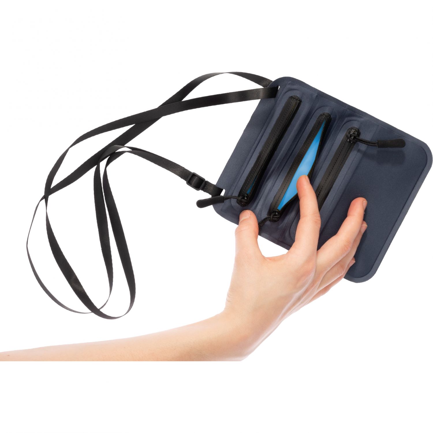 Cocoon Secret Neck Wallet, monedero, azul marino/azul