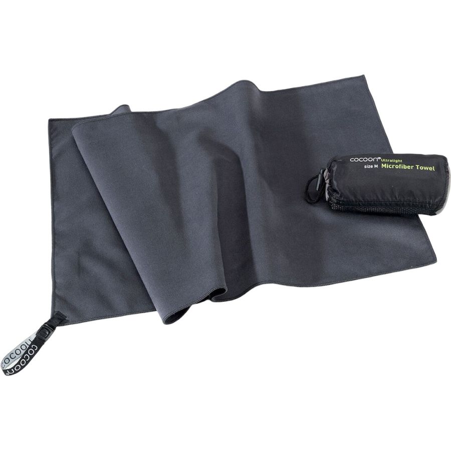 Cocoon Towel Ultralight, toalla de microfibra, gris manatí