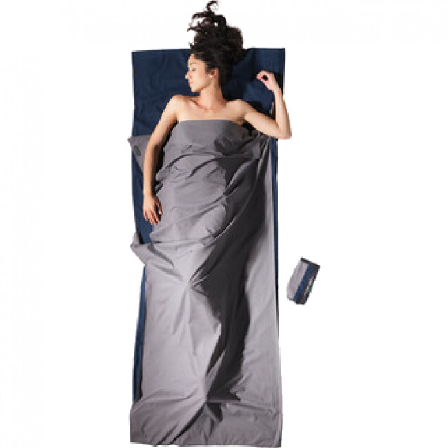Cocoon Travelsheet, saco de dormir, tuareg/elefante gris