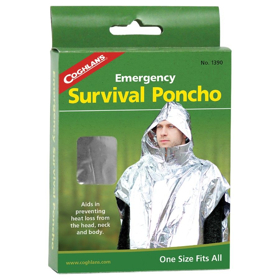 Coghlans Poncho de Supervivencia de Emergencia, impermeable de emergencia