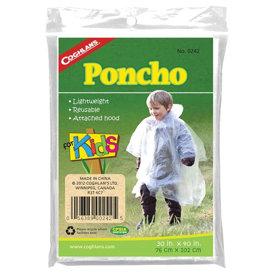 Coghlans Poncho Para Niños, impermeable