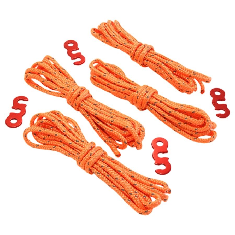 Coghlans Reflective Guy Line Kit, accesorios para tienda de campaña
