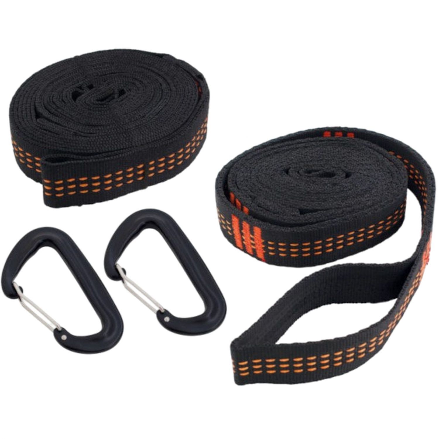 Correas de árbol TravelSafe, negro/naranja