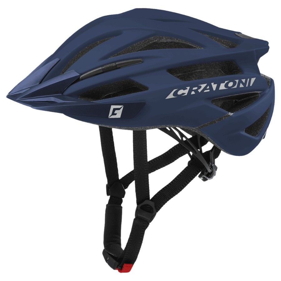 Cratoni Agravic, casco de bicicleta, azul mate