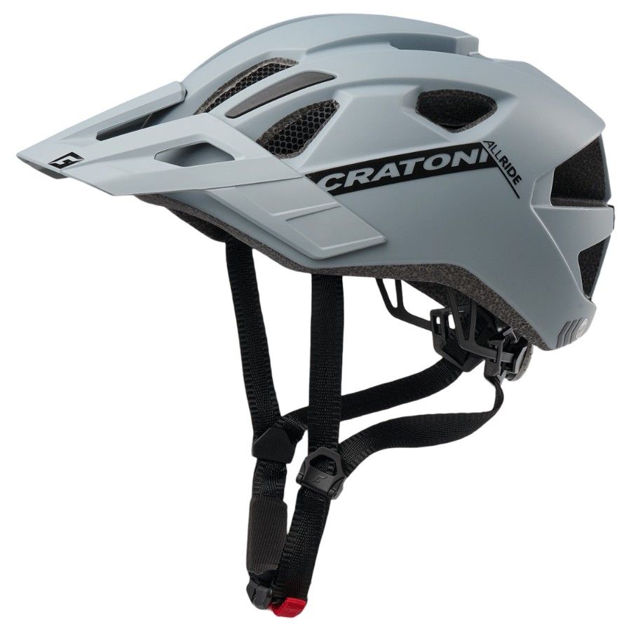 Cratoni Allride, casco de bicicleta, gris mate