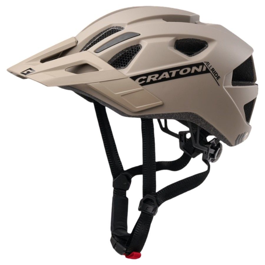 Cratoni Allride, casco de bicicleta, marrón mate