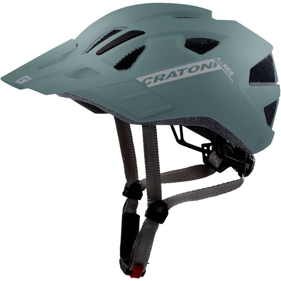 Cratoni Allride, casco de bicicleta, verde mate