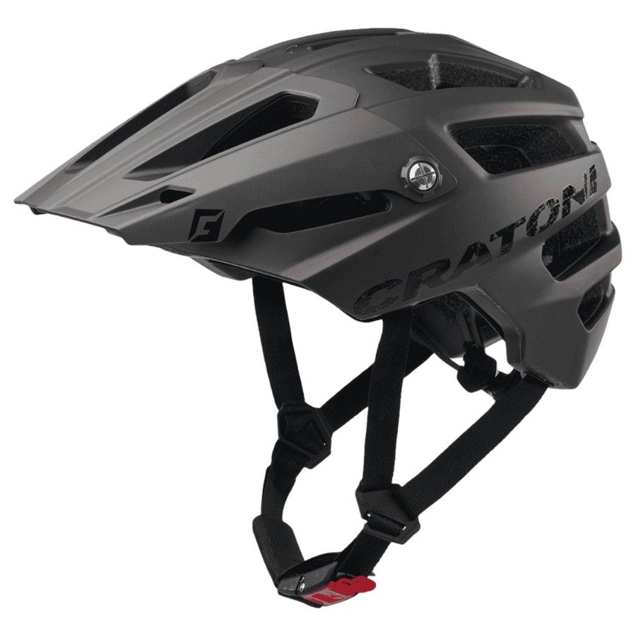 Cratoni Alltrack, casco de bicicleta, gris mate