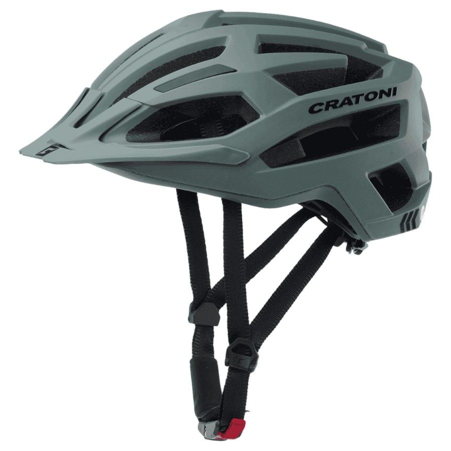 Cratoni C-Flash, casco de bicicleta, verde mate