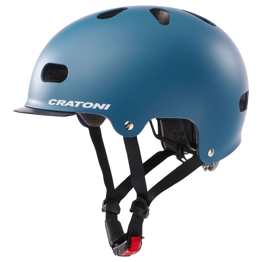 Cratoni C-Mate, casco de bicicleta, azul mate