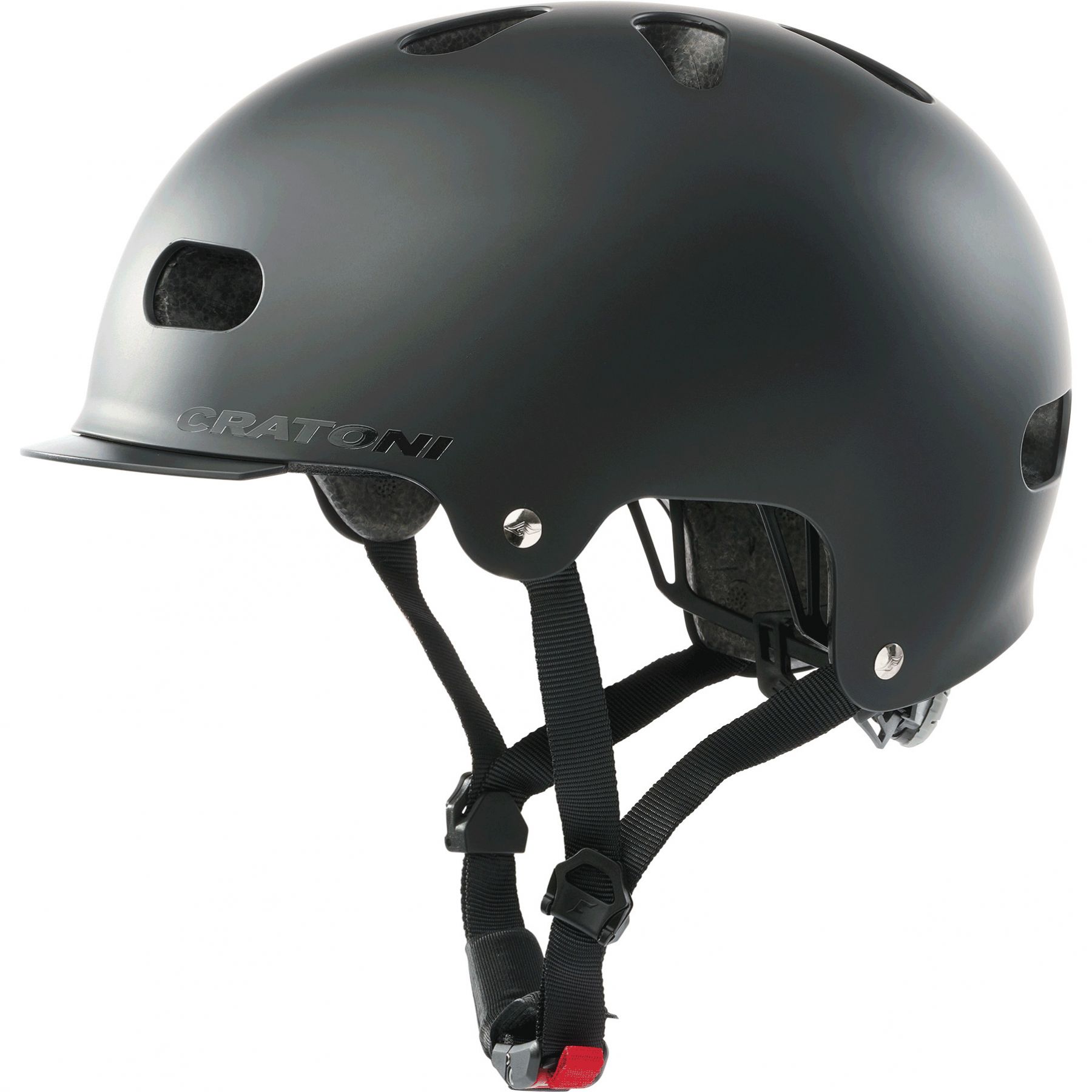 Cratoni C-Mate, casco de bicicleta, negro