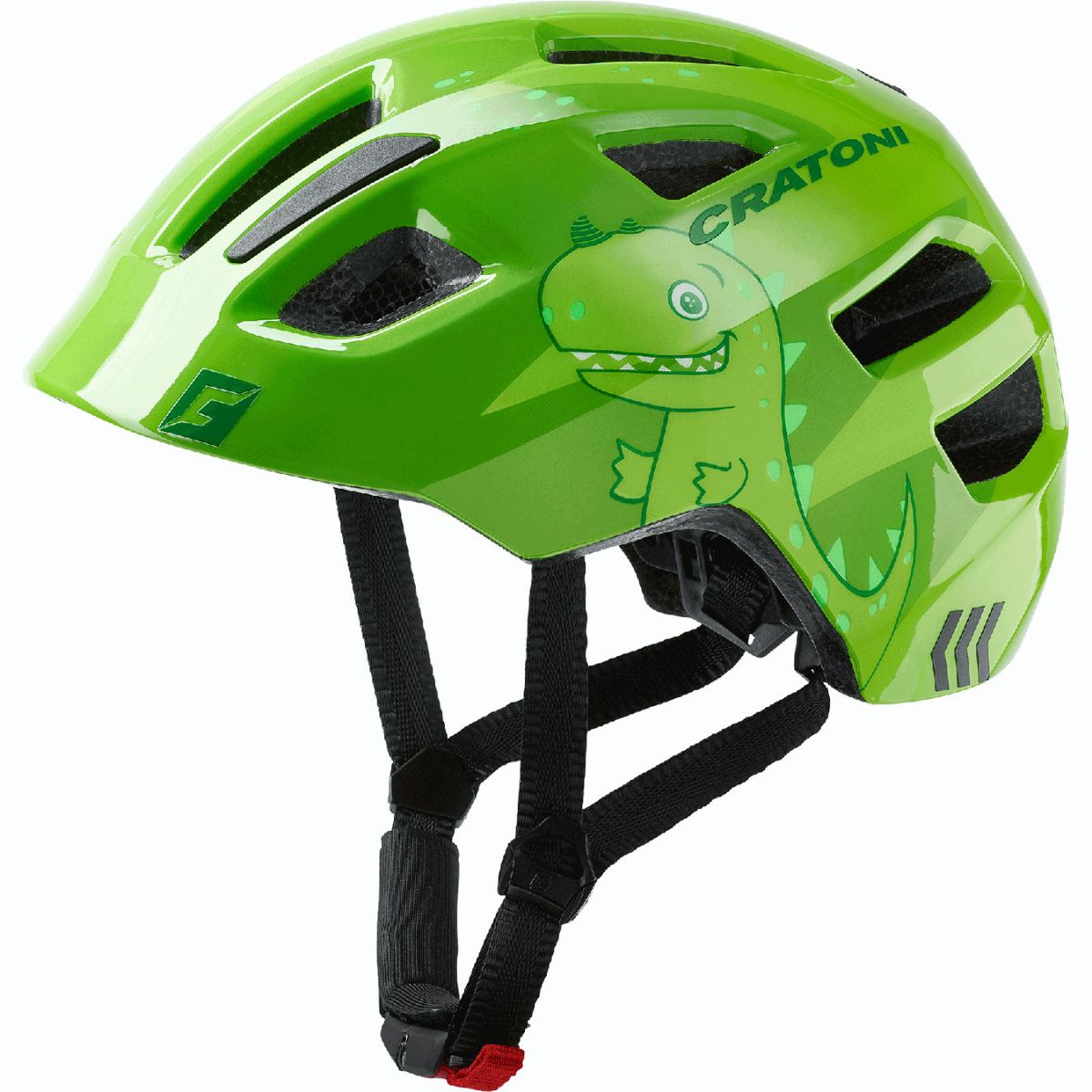Cratoni Maxster, casco de bicicleta, niños, verde