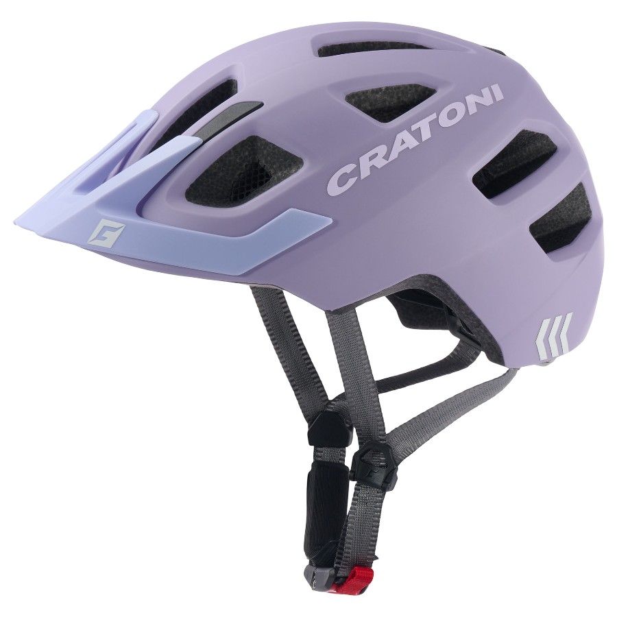 Cratoni Maxster Pro, casco de bicicleta, lila mate