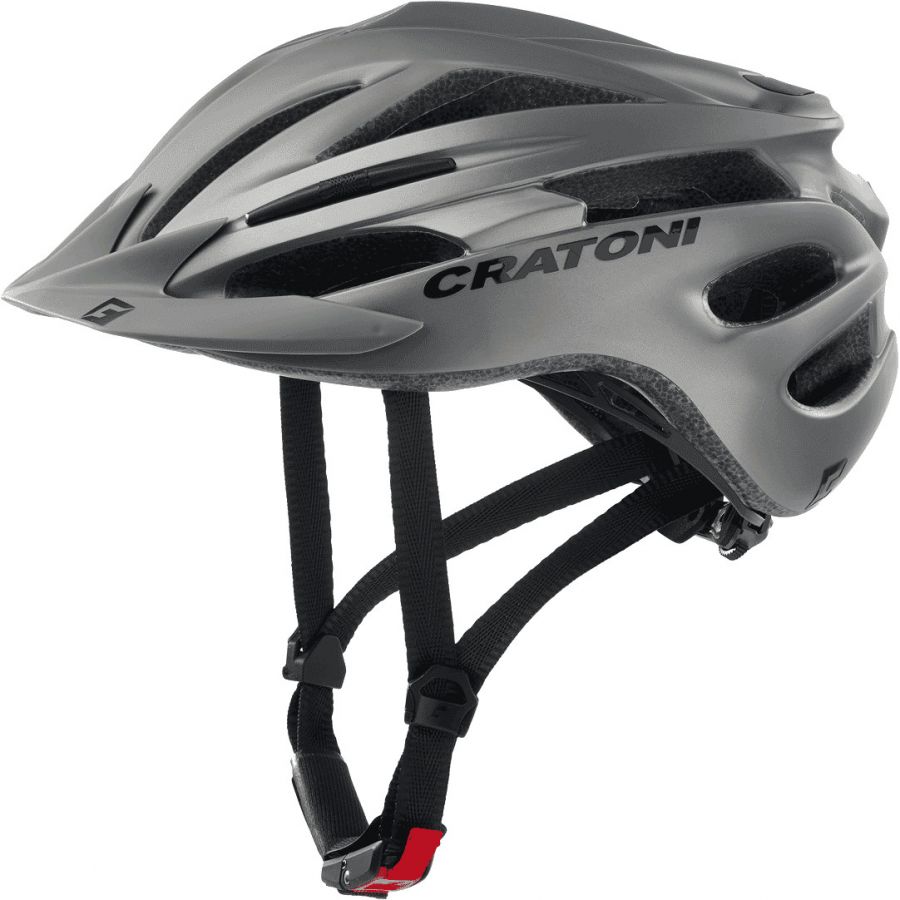 Cratoni Pacer, casco de bicicleta, gris