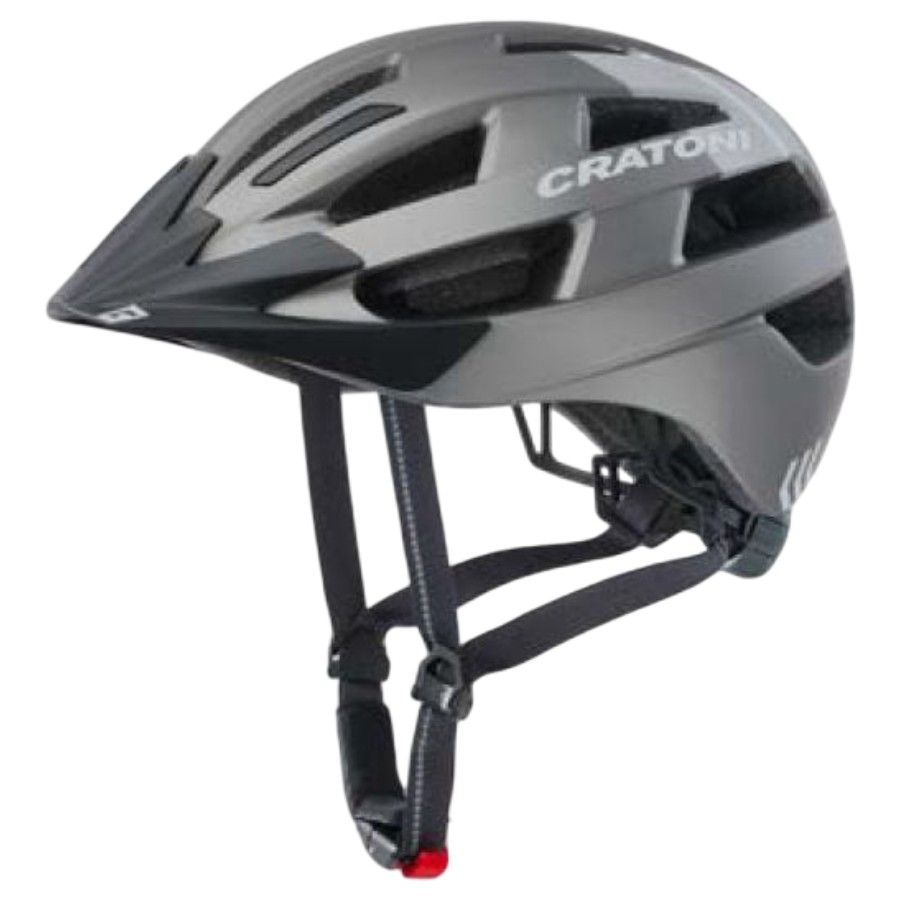 Cratoni Velo-X, casco de bicicleta, gris mate