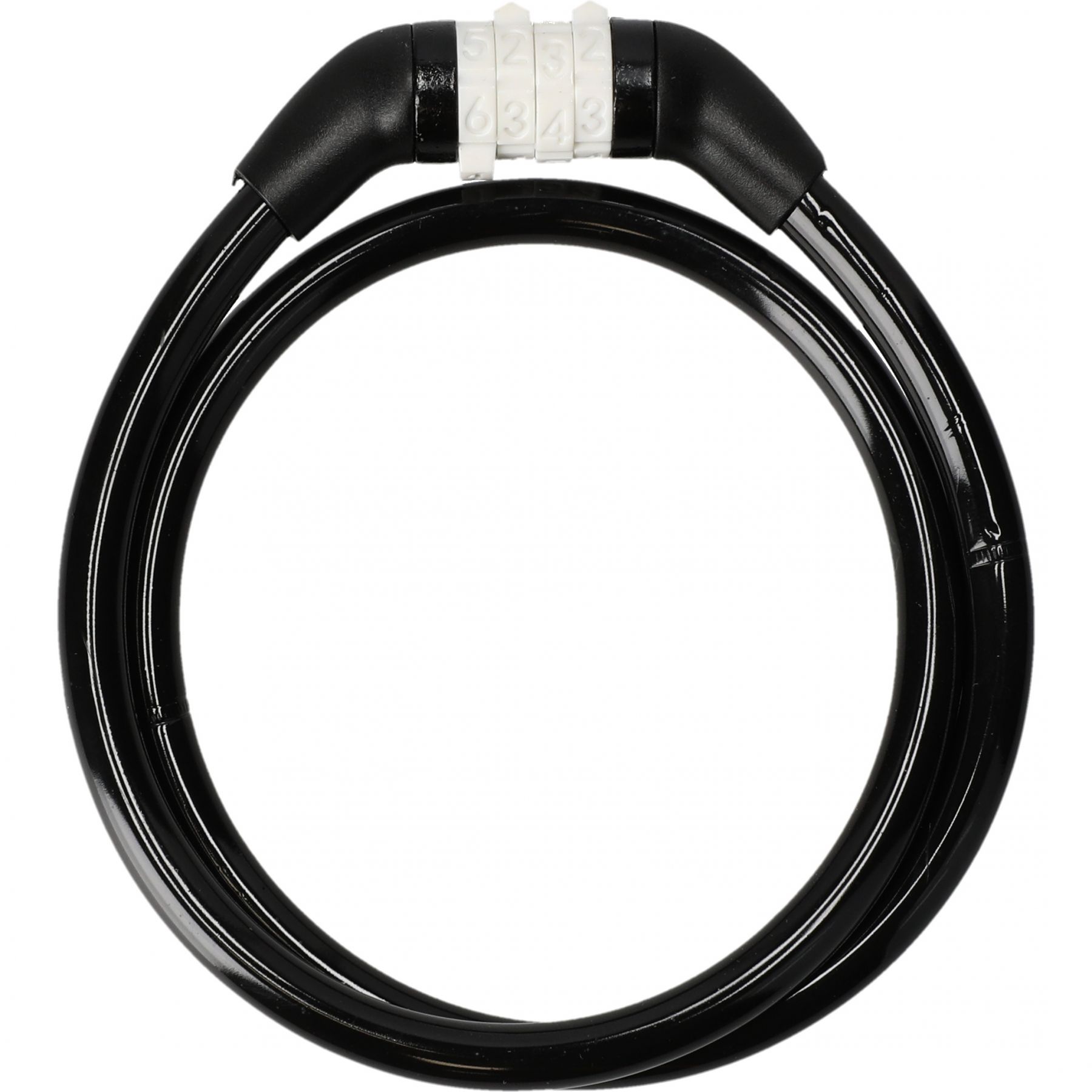 Crazy Safety, candado de bicicleta, negro
