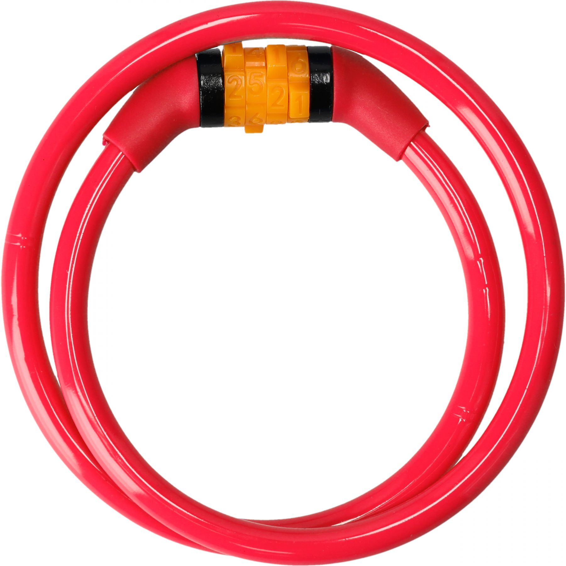 Crazy Safety, candado de bicicleta, rojo