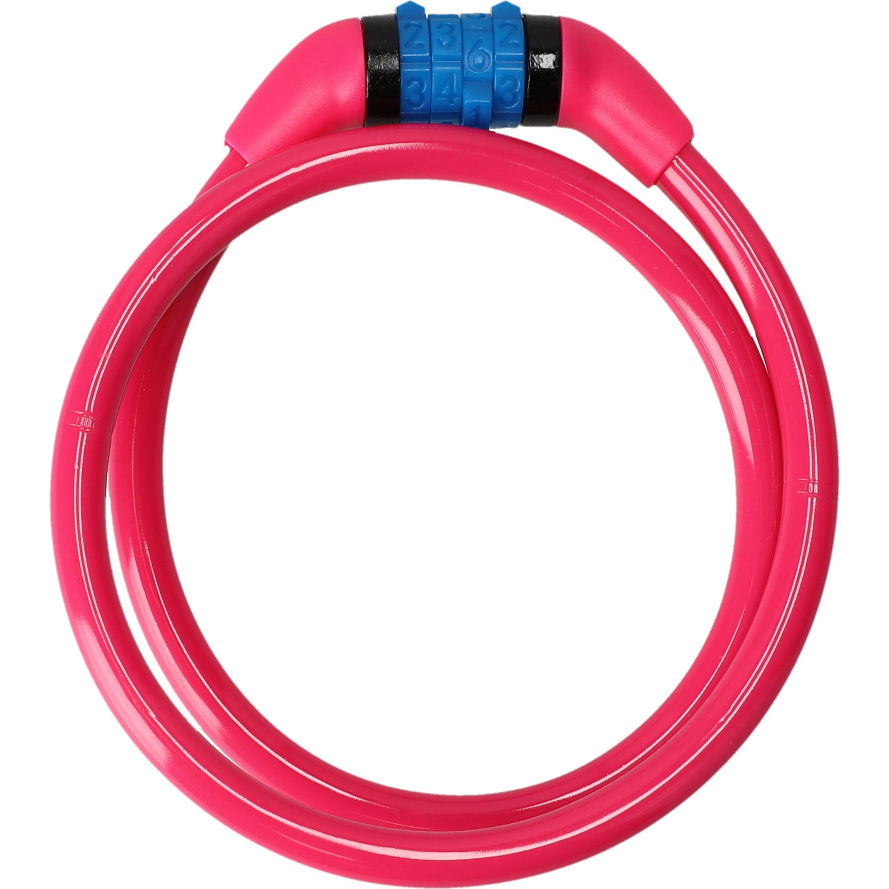 Crazy Safety, candado de bicicleta, rosa