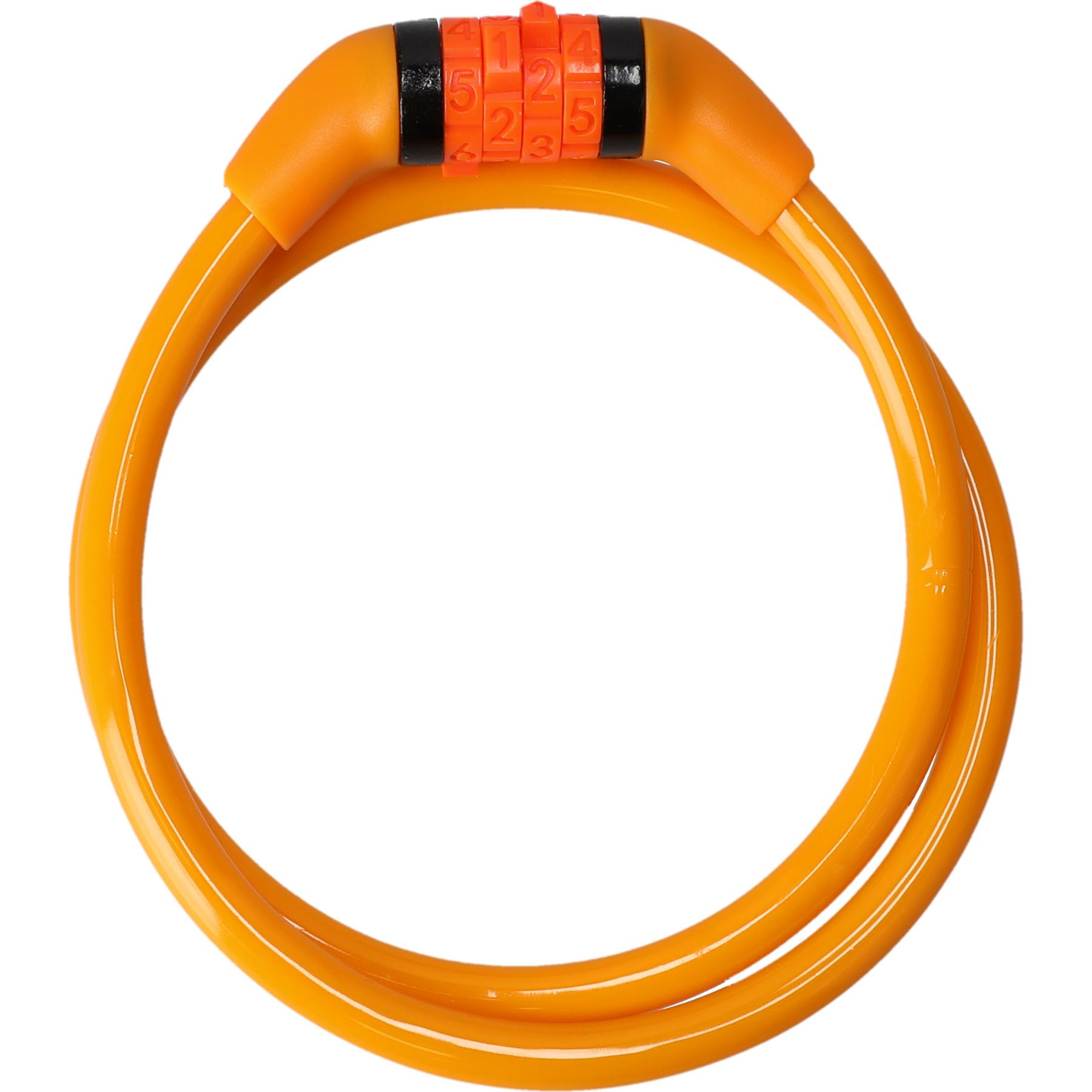 Crazy Safety, candado de bicicleta, naranja