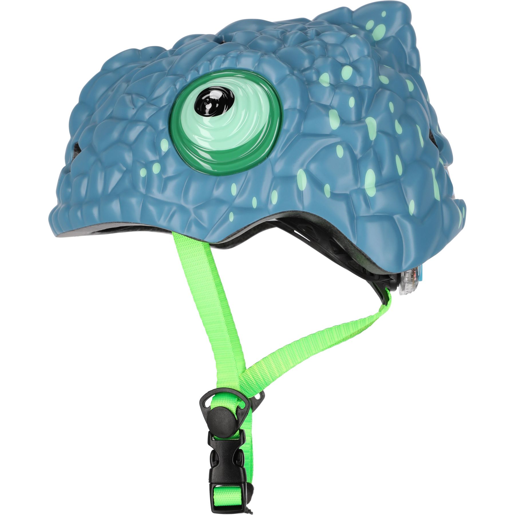 Crazy Safety Chameleon, casco de bicicleta, junior, negro/azul