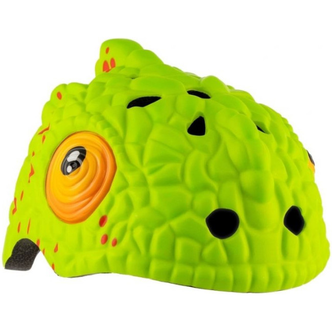 Crazy Safety Chameleon, casco de bicicleta, junior, verde