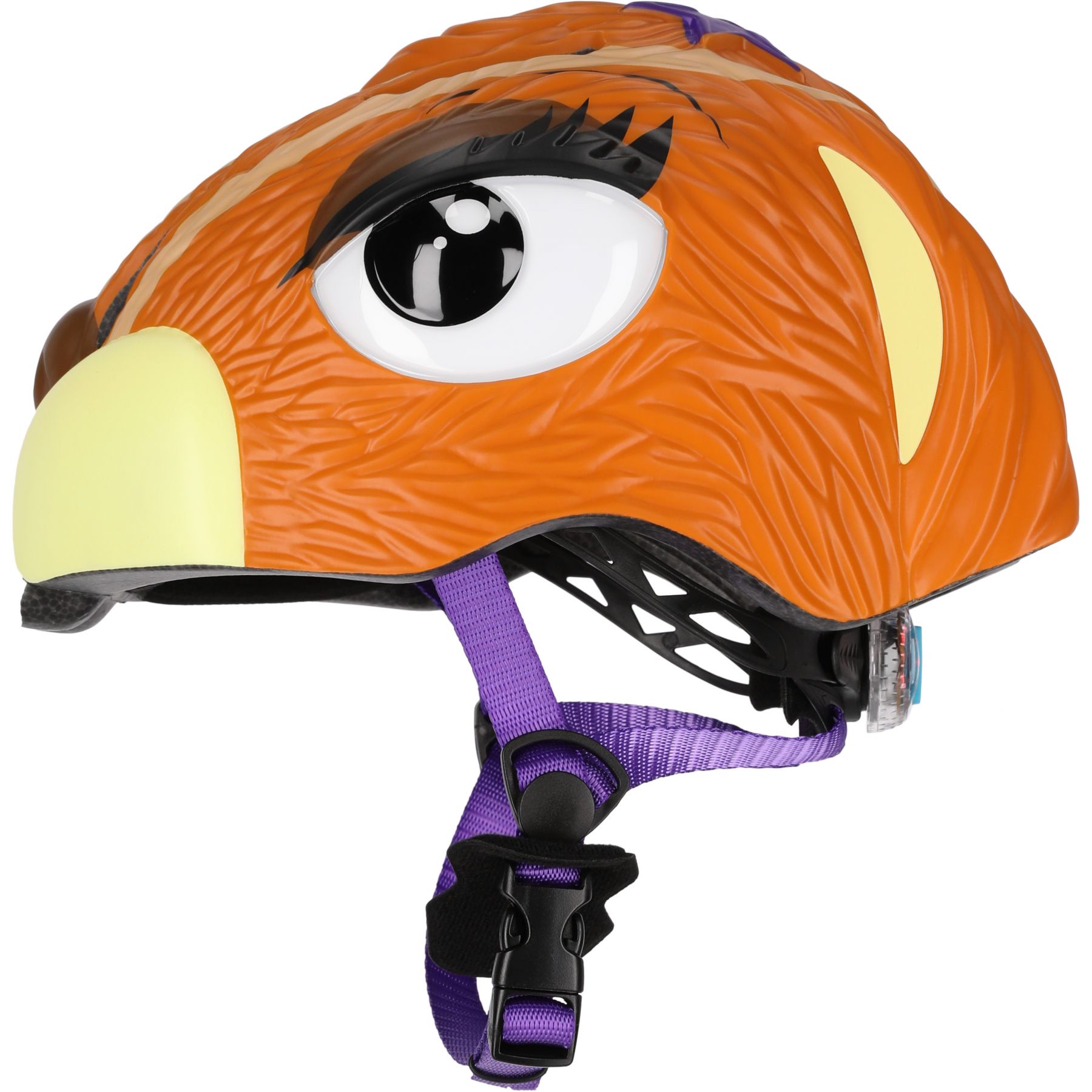 Crazy Safety Chipmunk, casco de bicicleta, junior, marrón