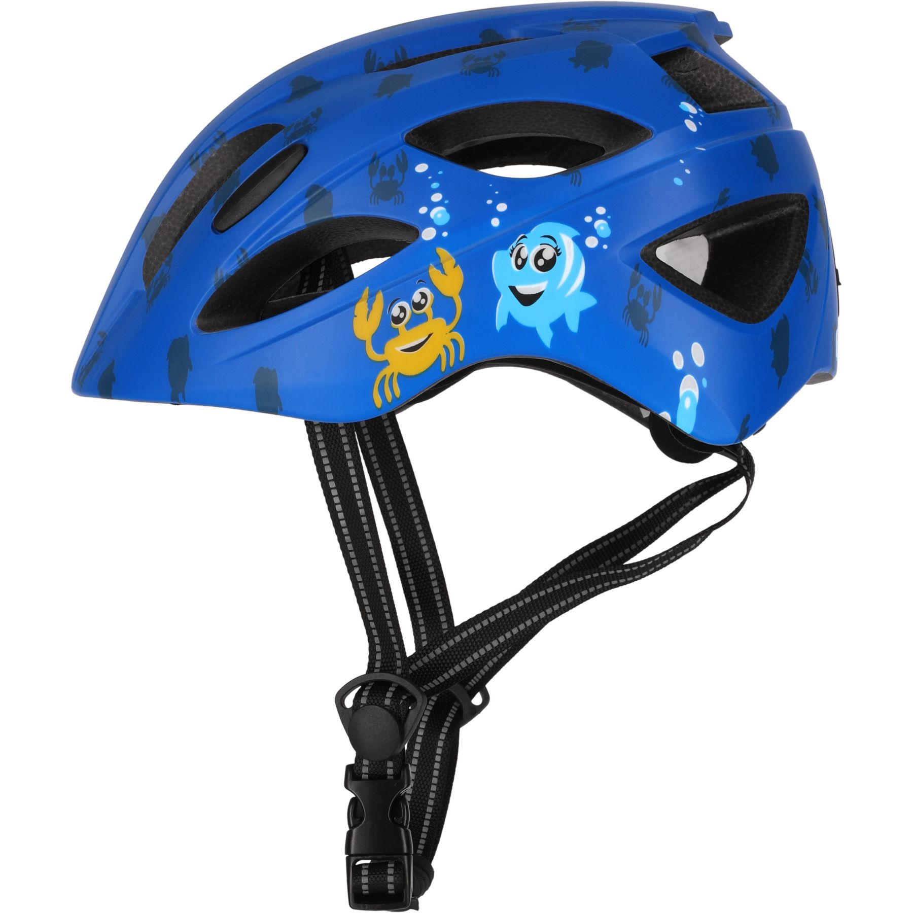 Crazy Safety Cool Sea, casco de bicicleta, junior, azul