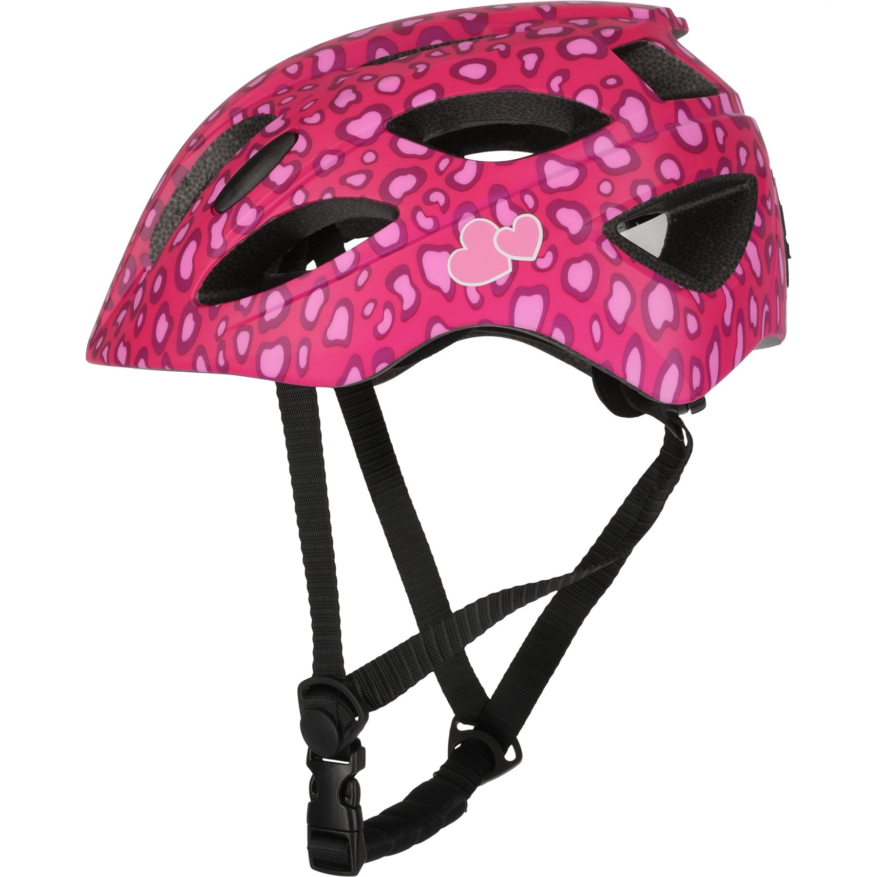 Crazy Safety Cool Spots, casco de bicicleta, junior, rosa